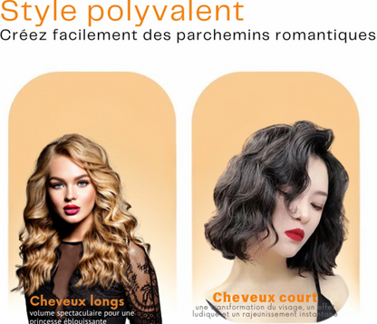 Fer à Friser Professionnel pour Cheveux Ondulés