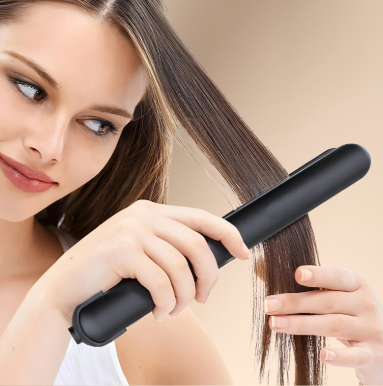 Pro Cordless Hair Straightener, Portable Tool Perfect for Travel and Dorm, 2 in 1