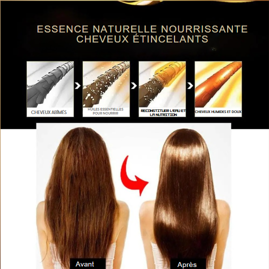 Sérum coiffant pour cheveux crépus et secs